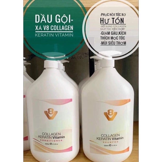 DẦU GỘI V8 2000ML