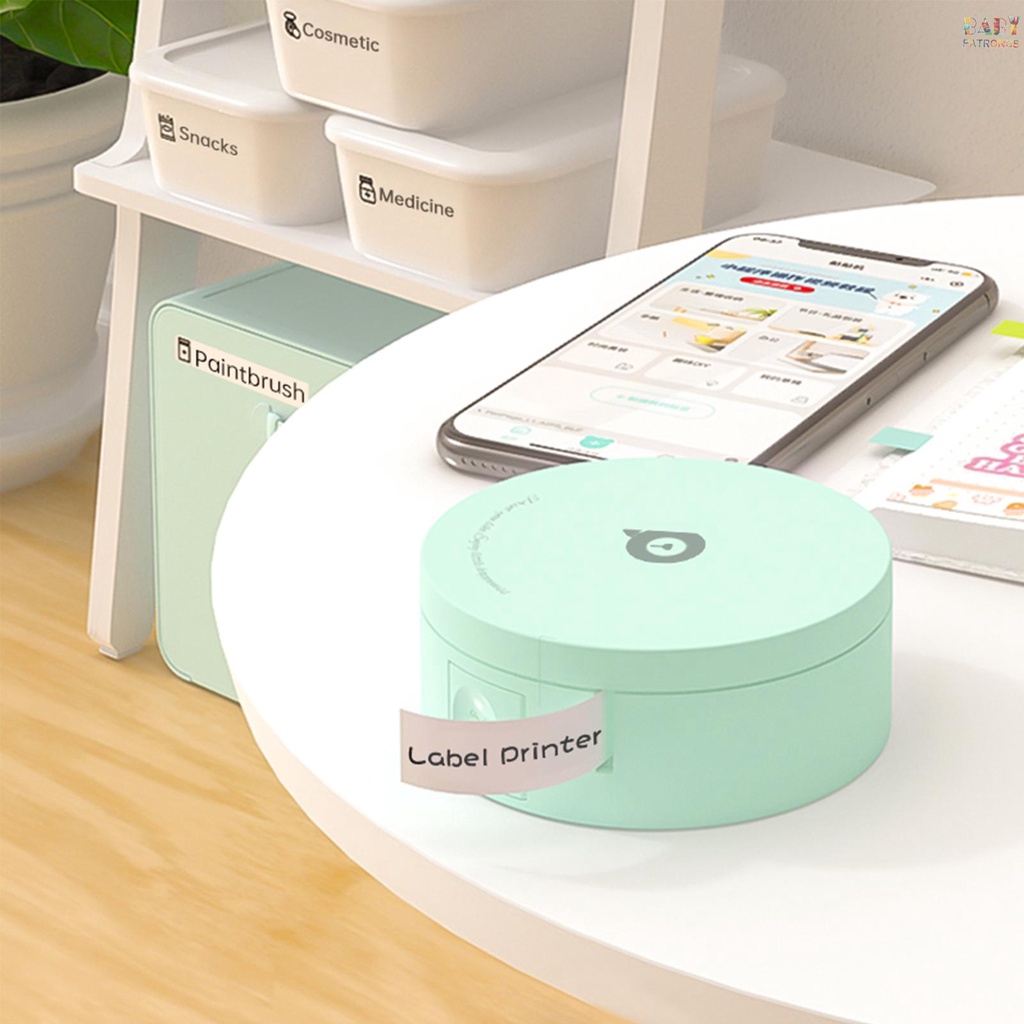 Máy In Nhãn Dán Mini PeriPage L1 Kèm 1 Cuộn Băng Keo Giấy Trắng Tương Thích Với iOS Android Tại Nhà / Văn Phòng