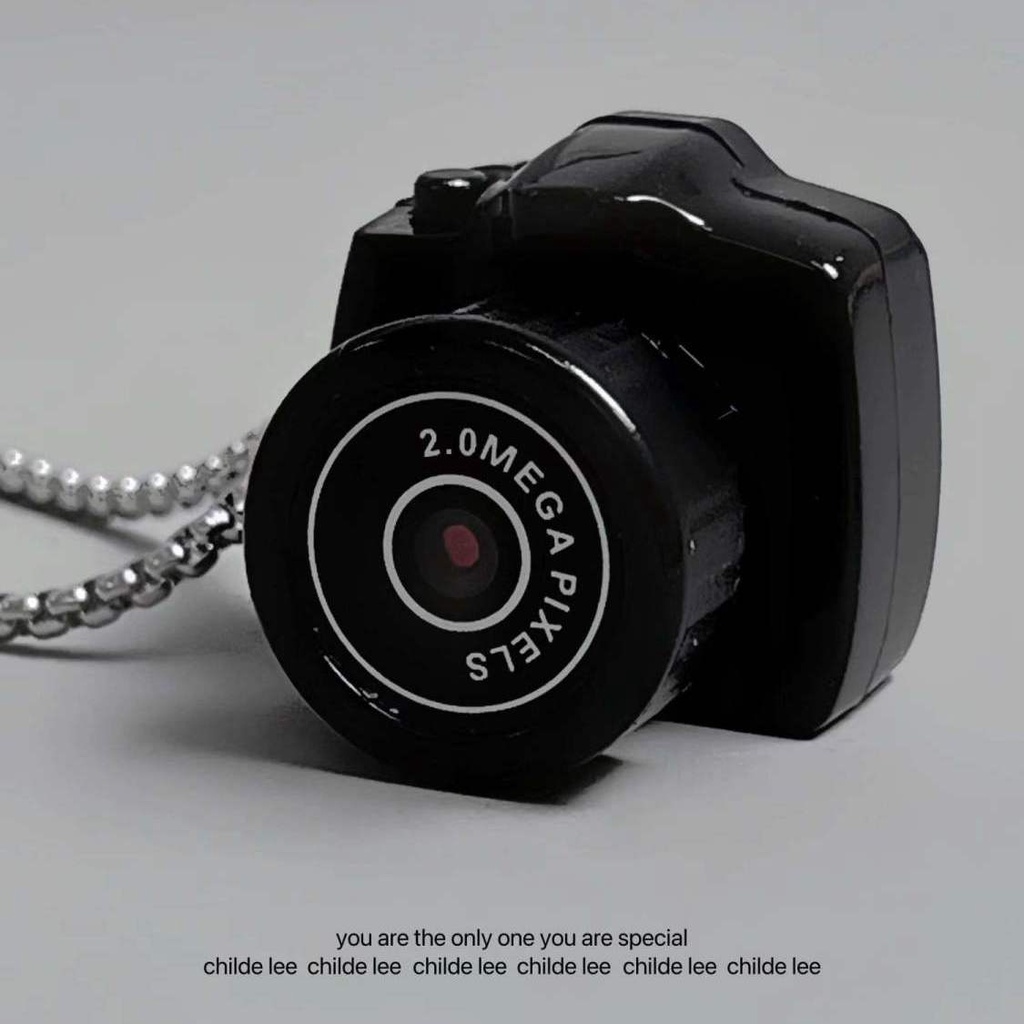 Dây Chuyền Có Thể Chụp Ảnh!Móc Khóa Hình Camera Hd Xinh Xắn Đáng Yêu