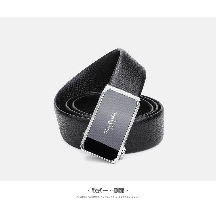 Thắt lưng da nam Pierre Cardin chính hãng, da bò thật 100%