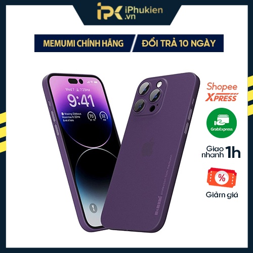 chính hãng MEMUMI chống bám vân tay dành cho iP 12 Series, 13 Series và 14 Series