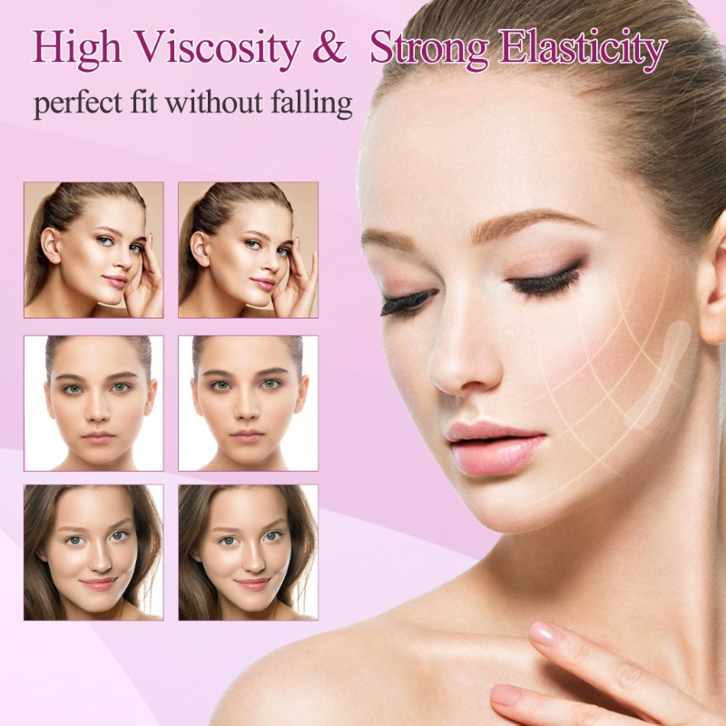 Bộ 120 Miếng Băng Dán Nâng Cơ Mặt Và Băng Quấn Vô Hình