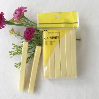  Bông nở tẩy trang Chivey 12 miếng Bông mút bọt biển siêu mềm rửa mặt sạch Nhật Bản DC01 