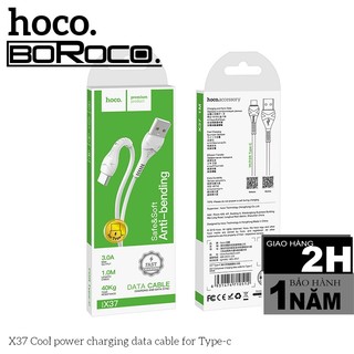 Cáp sạc hoco x37 type-c/micro/typec sạc nhanh 2.4a chất liệu pvc an toàn