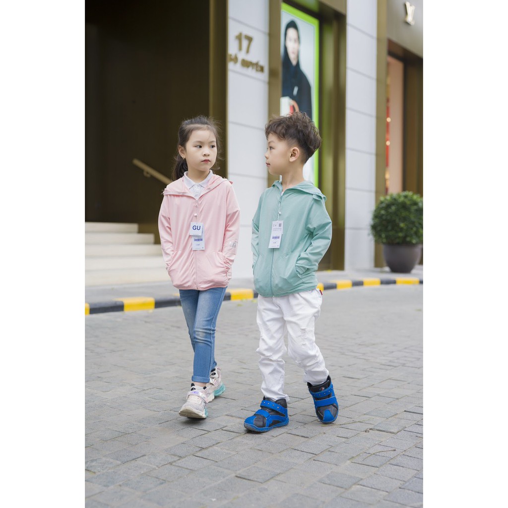 ❤️ Miễn Ship ❤️ áo chống nắng chống tia UV cho bé gái & bé trai vải Lycra cao cấp - Size từ 10-35kg