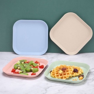 Set 8 Đĩa Lúa Mạch Vuông nhỏ gọn , tiện lợi