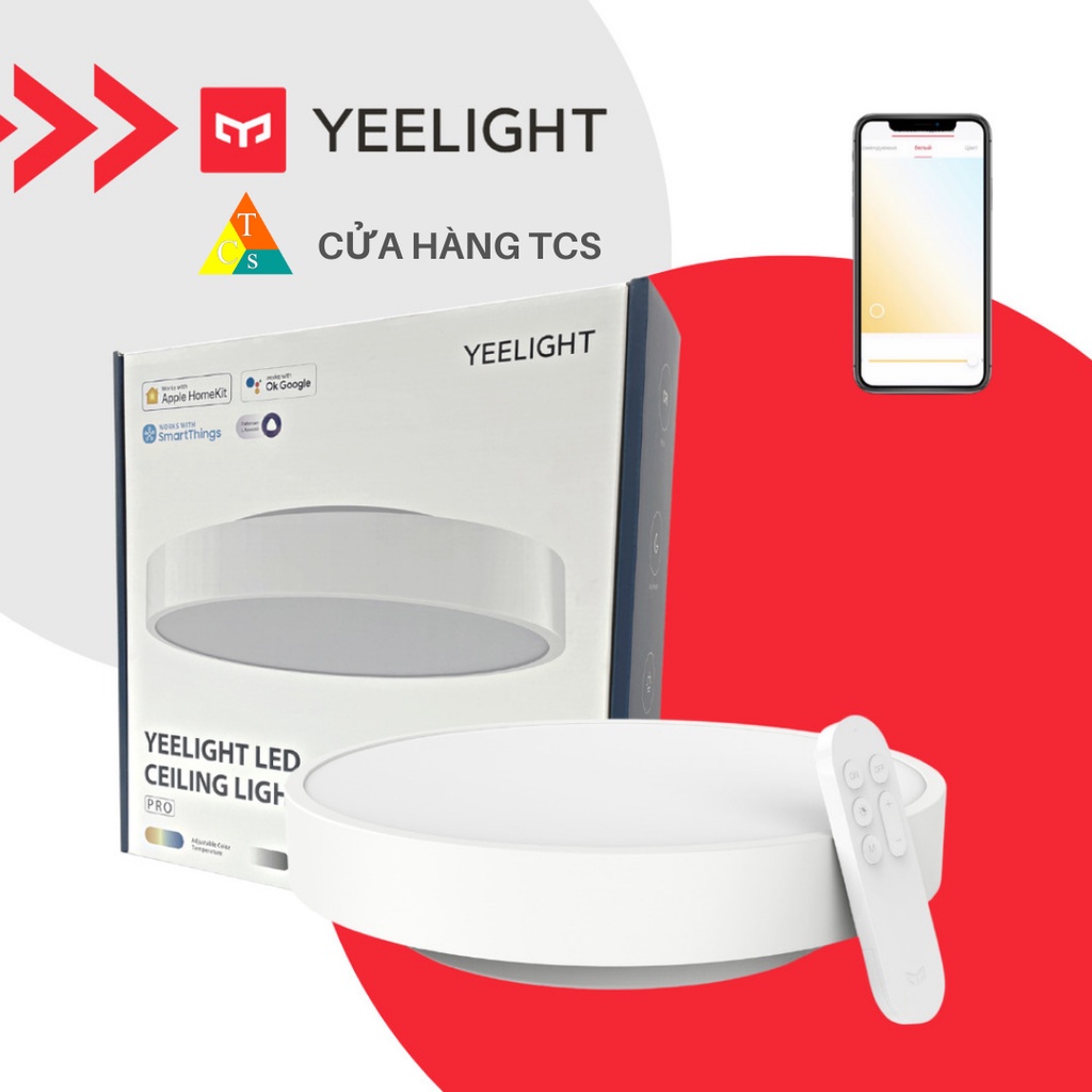 Đèn LED ốp trần thông minh Yeelight Smart LED Ceiling Light YLXD76YL bản Quốc Tế