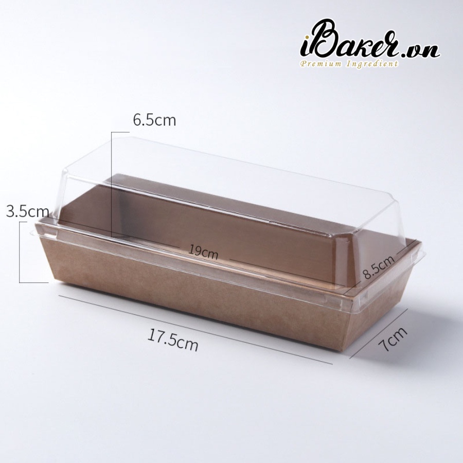 [Set 50] Hộp giấy nắp trong 1985 đựng bánh tiện dụng, loại tốt, giá rẻ