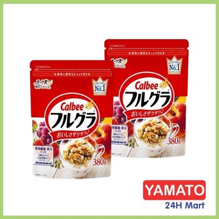 Ngũ cốc Calbee gói 380g, ngũ cốc trái cây dinh dưỡng nội địa Nhật