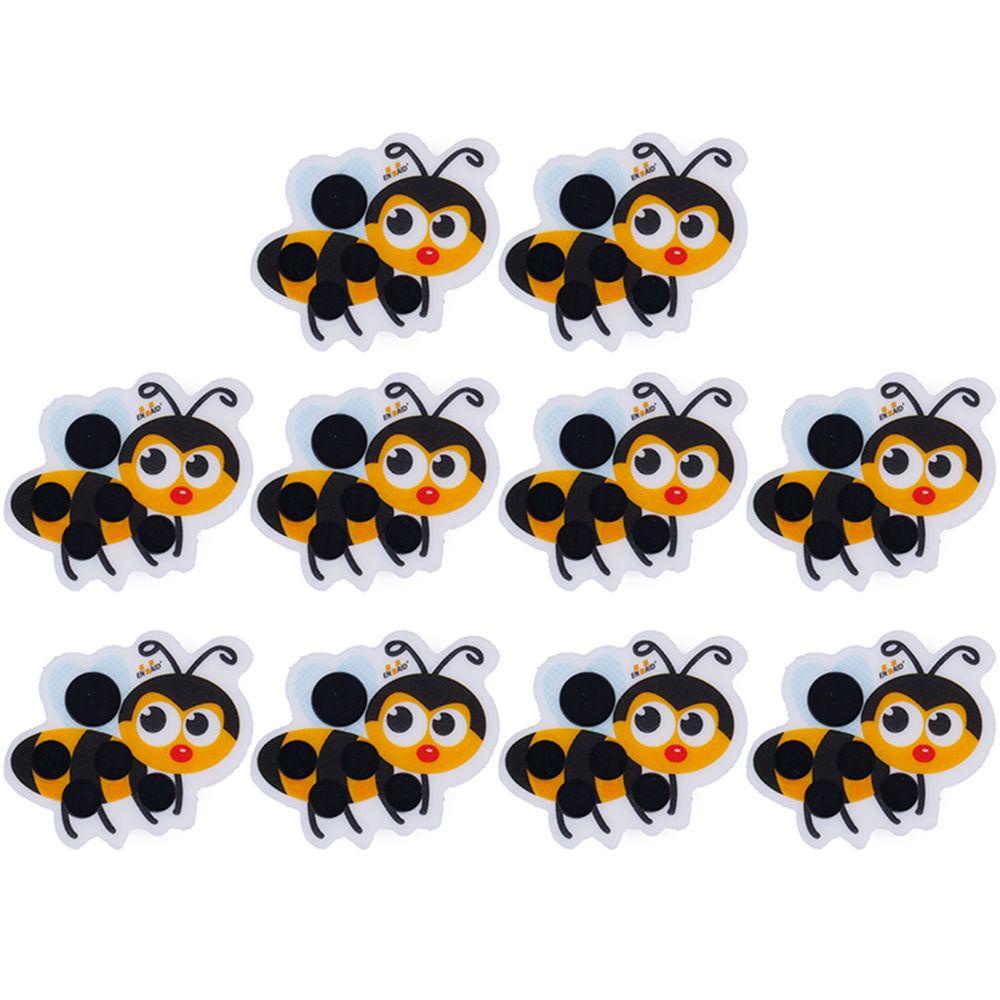 JARRED Bộ 10 Miếng Dán Nhiệt Kế Kiểu Hoạt Hình Dễ Thương Cho Bé