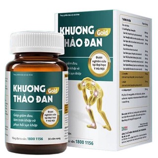 KHƯƠNG THẢO ĐAN Gold - Viên xương khớp hỗ trợ giảm đau, giảm các triệu chứng viêm và phục hồi sụn khớp.