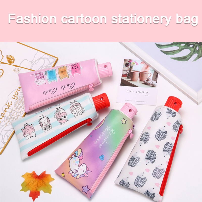 Túi Đựng Bút Hình Kem Đánh Răng Đa Năng Thời Trang Mới Phù Hợp Với Bé Trai Và Bé Gái