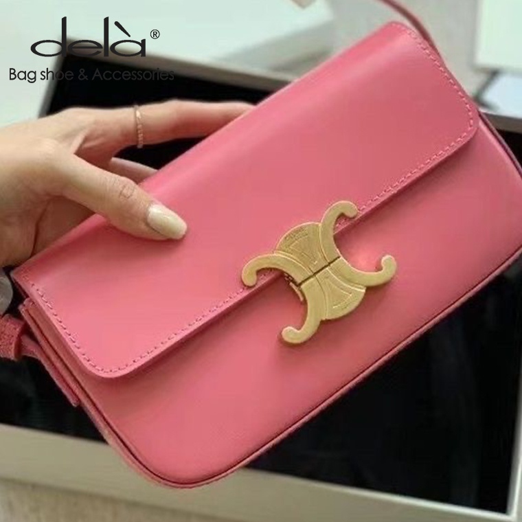 Dela Túi Da PU Đeo Vai Phong Cách Pháp Thời Trang 2023 Cho Nữ