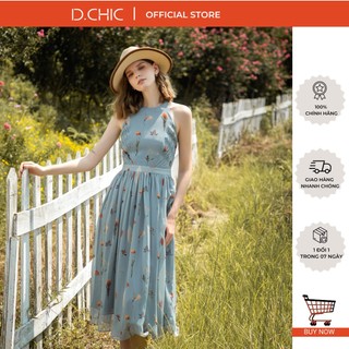 Đầm maxi cổ yếm mí ly 2 bên sườn d.chic ms: 2822885