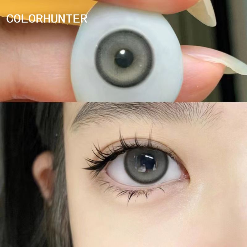 Kính áp tròng colorhunter dùng 1 năm 14.4mm 0 - 8 độ 1 cặp lynd - ảnh sản phẩm 8