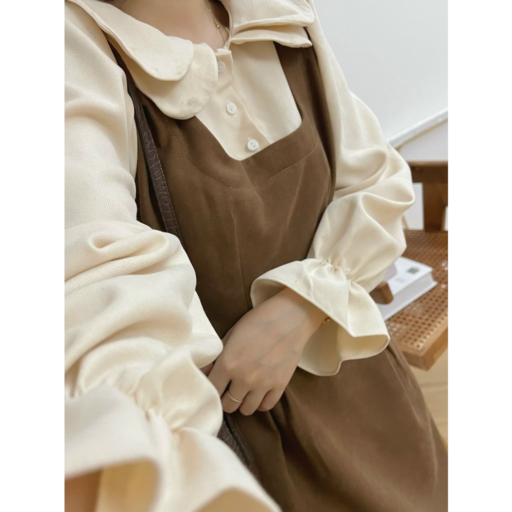 Đầm Cổ Bèo Tiểu Thư Tay Dài Frsz Dành Cho Nữ Phù Hợp Với Mọi Lứa Tuổi Đ7121