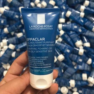 Sữa Rửa Mặt La Roche-Posay Effaclar 50ml  Da Dầu Mụn, Nhạy Cảm