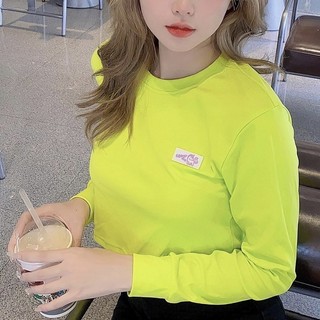 UPZ Áo Thun Croptop Tay Dài (3 Màu)