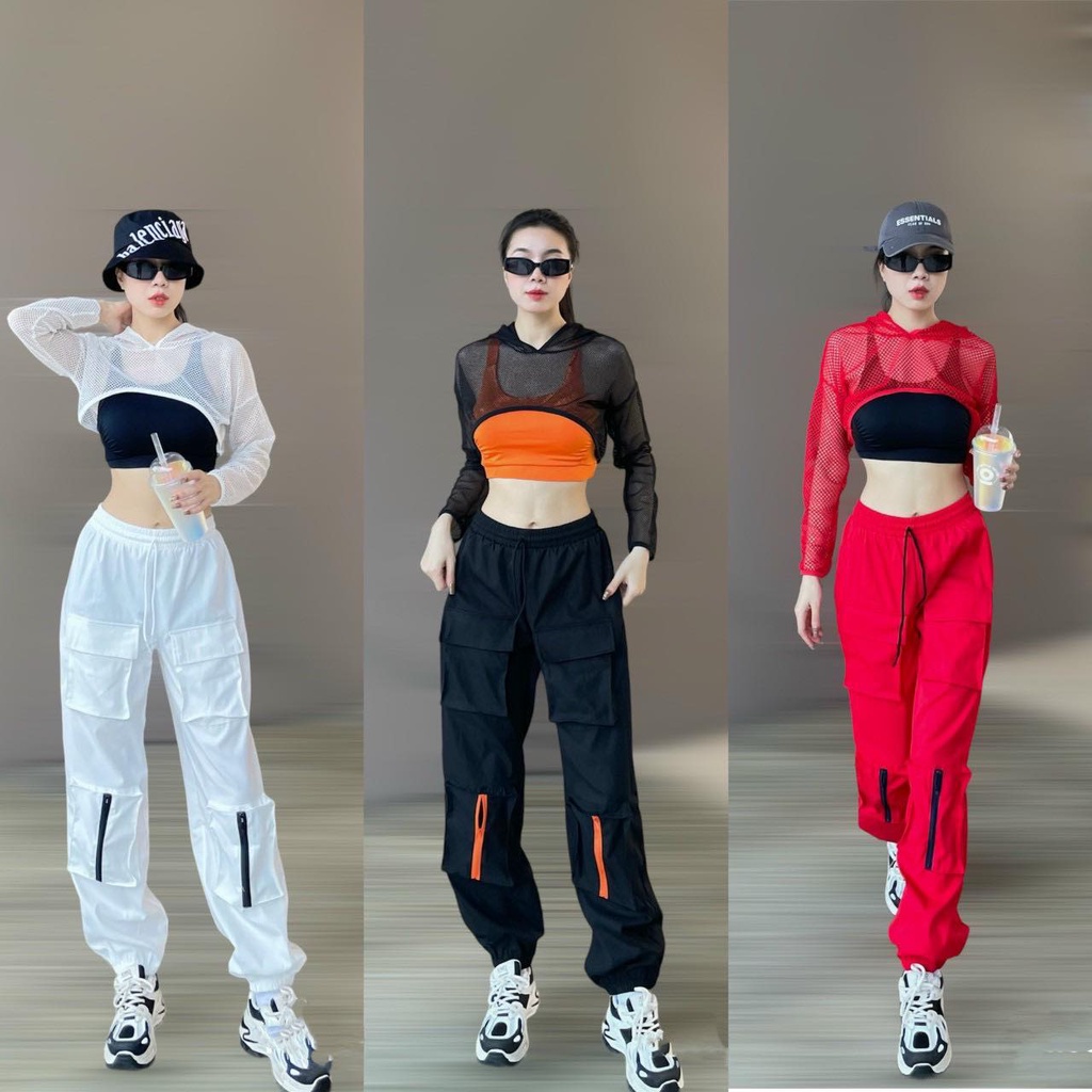 Đồ tập gym nữ bộ thể thao Set tập 3 Quần chất kaki món tập gym,yoga, Zumba,aerobic,hiphop,trang phục diễn nữ