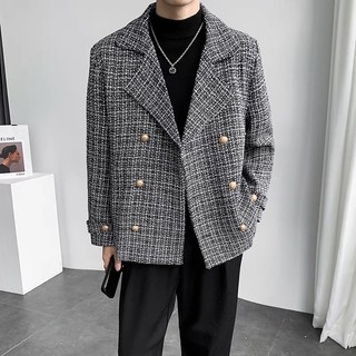 Áo khoác dạ tweed dáng blazer dành cho nam |tahishop|