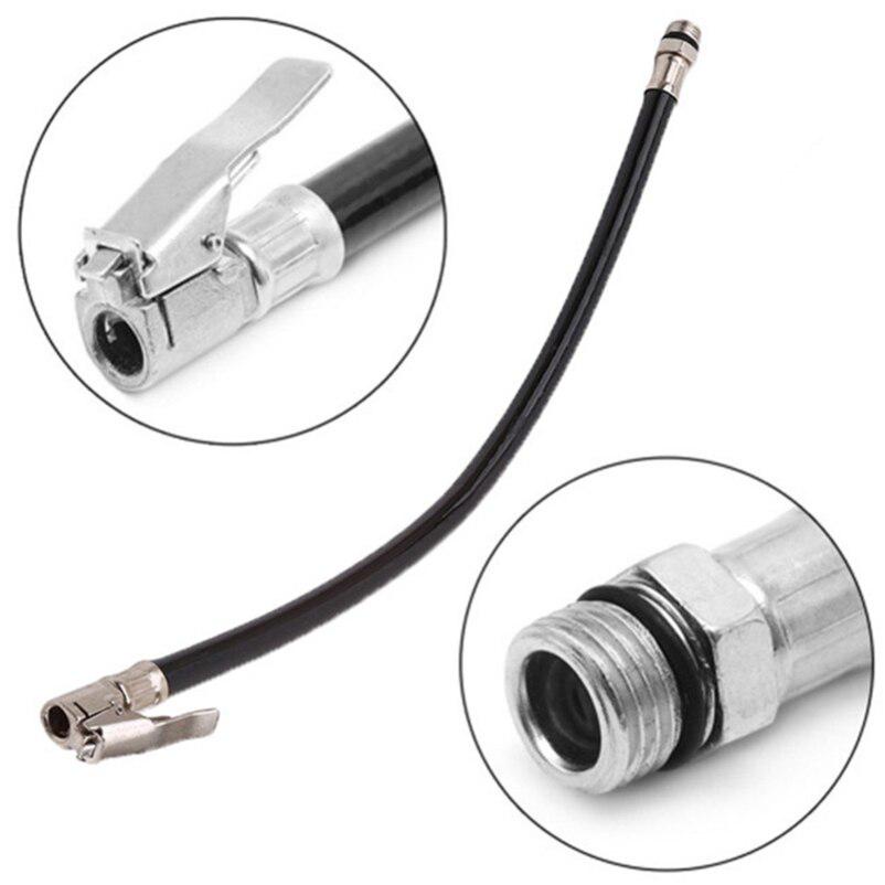 Ống Cao Su Bơm Hơi Tự Khóa Màu Đen Di Động Cho Xe Hơi