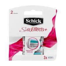 Vỉ 3 Lưỡi Dao Cạo Dành Cho Nữ Schick Silk Effect 3s