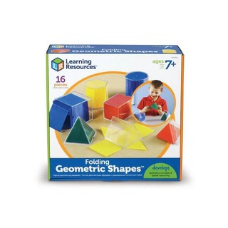  Bộ hình học không gian 16 chi tiết - Folding Geometric Shapes -Learning Resources