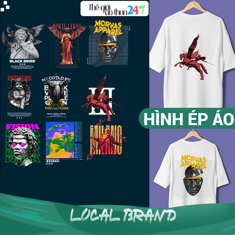 Hình Thiên Sứ 3 ủi bằng bàn là, bàn ủi