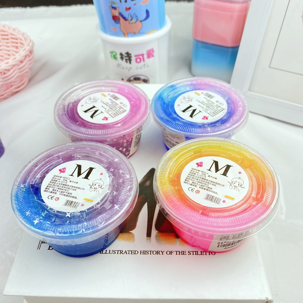 PNL Bộ Đồ Chơi Slime 110g Bằng Xốp Cotton Mềm Mại Tạo Hình Đám Mây Diy Cho Bé