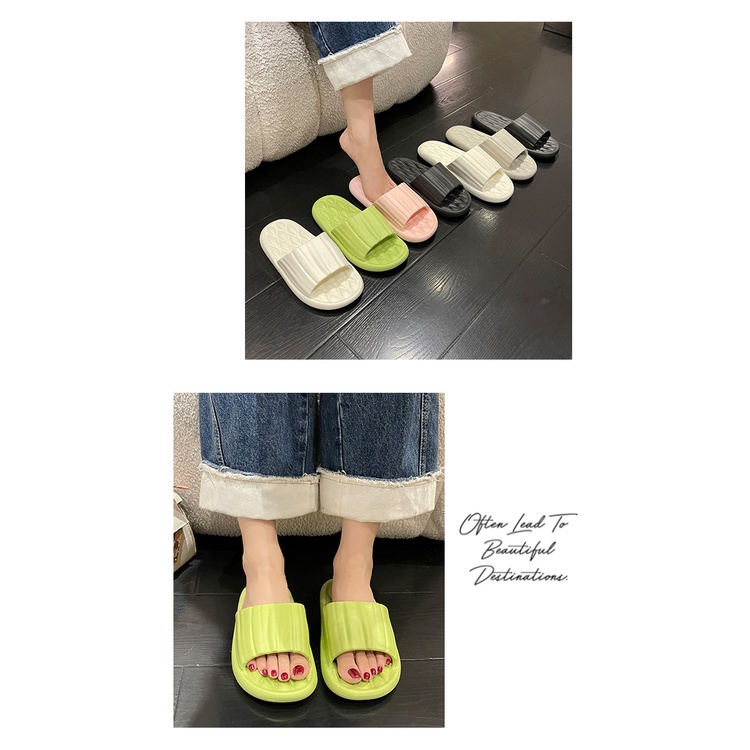 JY065-A0 Dép quai ngang đế mềm  siêu nhẹ mùa hè mới cho nam nữ thời trang ở nhà và đi chơi cho các cặp đôi