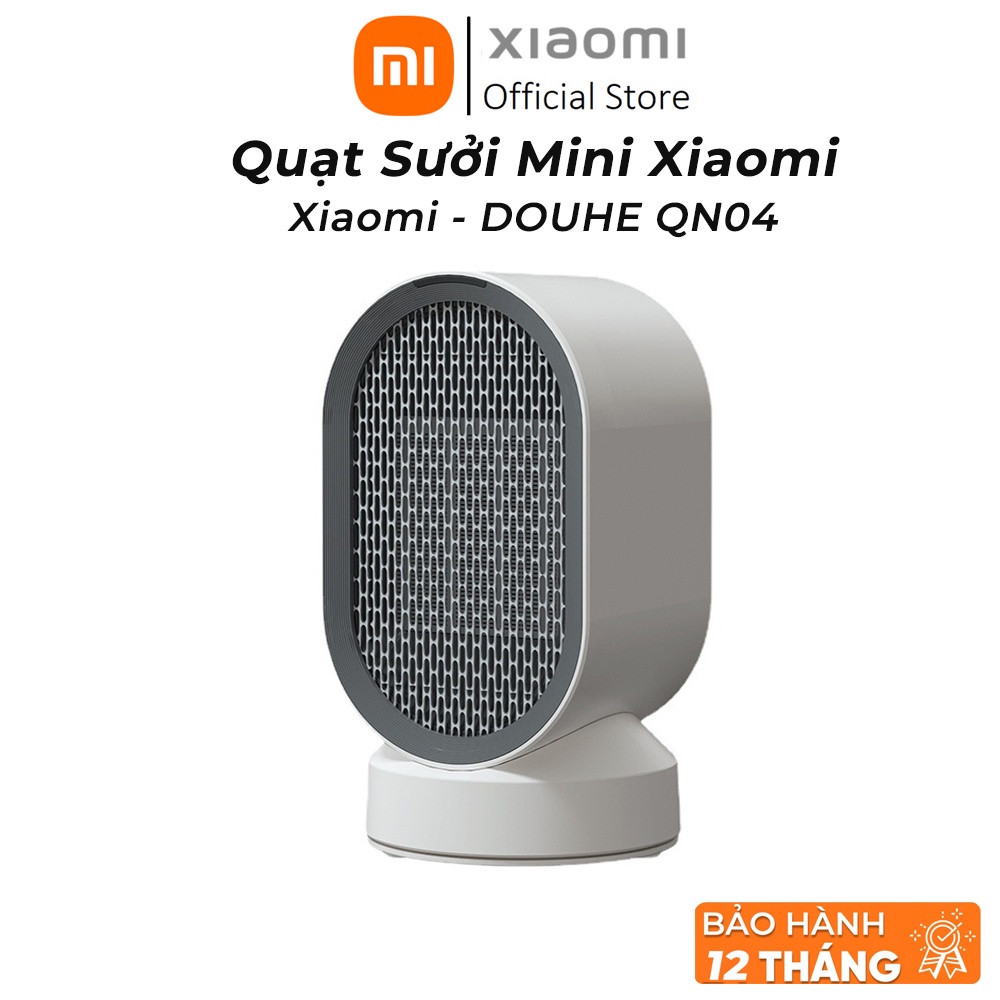 Quạt sưởi gốm Xiaomi DOUHE DH-QN04, quạt sưởi mini Xiaomi công suất 600W, 2 chế độ nóng, mát, quay chuyển hướng 45 độ