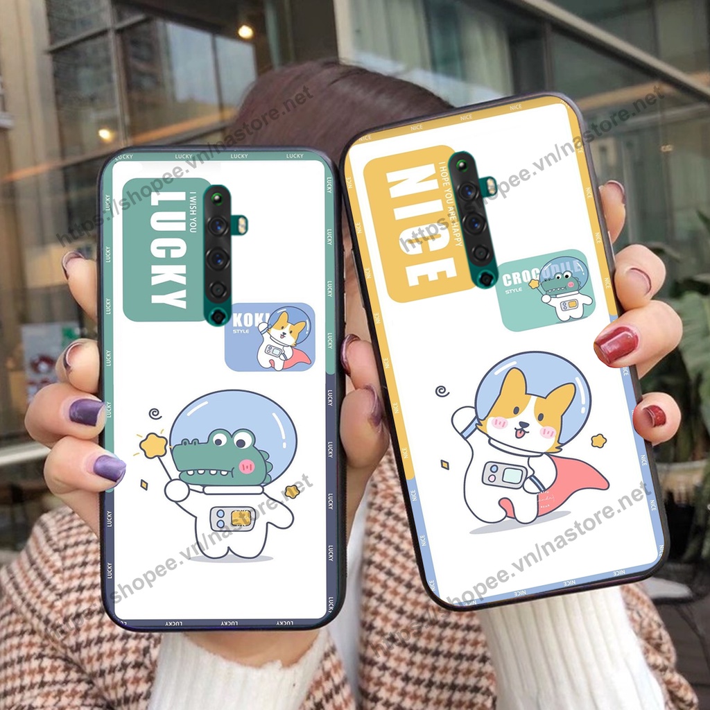 Ốp lưng Oppo Reno / Reno 2 / Reno 2Z / Reno 2f / Reno2 F phi hành gia cute 3d cute giá rẻ