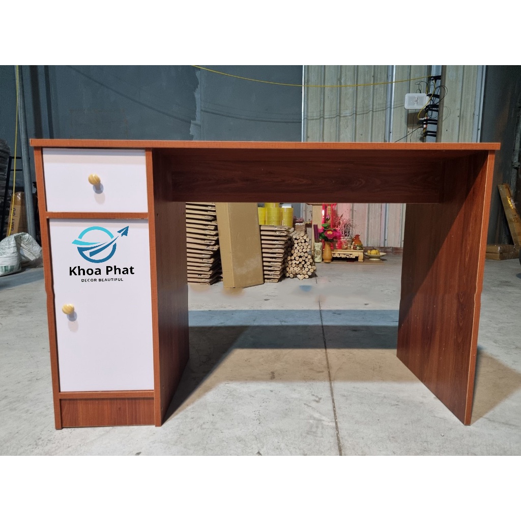 BÀN LÀM VIỆC BÀN HỌC LẮP GHÉP CÓ HỘC TỦ ĐỂ ĐỒ TIỆN LỢI- KHOA PHÁT CS3