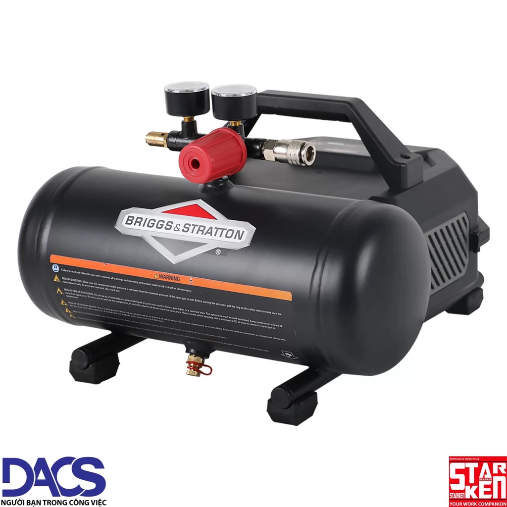 Máy nén khí không dầu 6 lít Briggs Stratton 0200682 ỒN