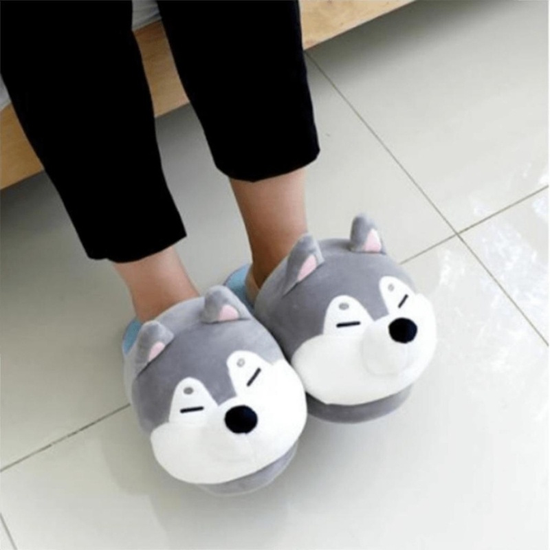 Dép bông đi trong nhà hình chó mochi MK009