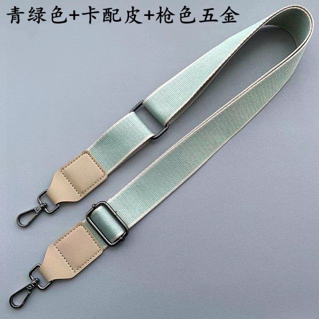 Dây Đeo Vai / Đeo Chéo Bản Rộng 3.8cm Bằng Vải Bạt Dày Màu Trơn Có Thể Điều Chỉnh