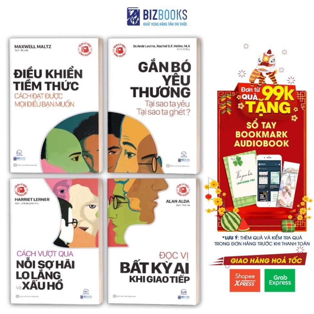 Bộ BIZBOOKS - Sách - Tâm lý học ứng dụng: Gắn bó yêu thương - Tại sao ta yêu, tại sao ta ghét?
