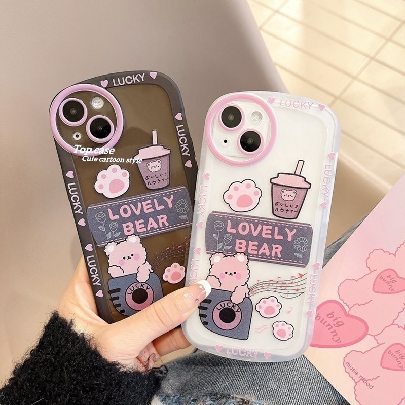 Ốp Điện Thoại Mềm Hình Gấu Đáng Yêu Cho Huawei Y9 2019 Nova 10 9 Pro Y70 Y90 8i 7i 8 7 6 SE Y9s Mate 30 Pro