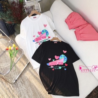 Set áo thun in hình quần short hồng siêu xinh
