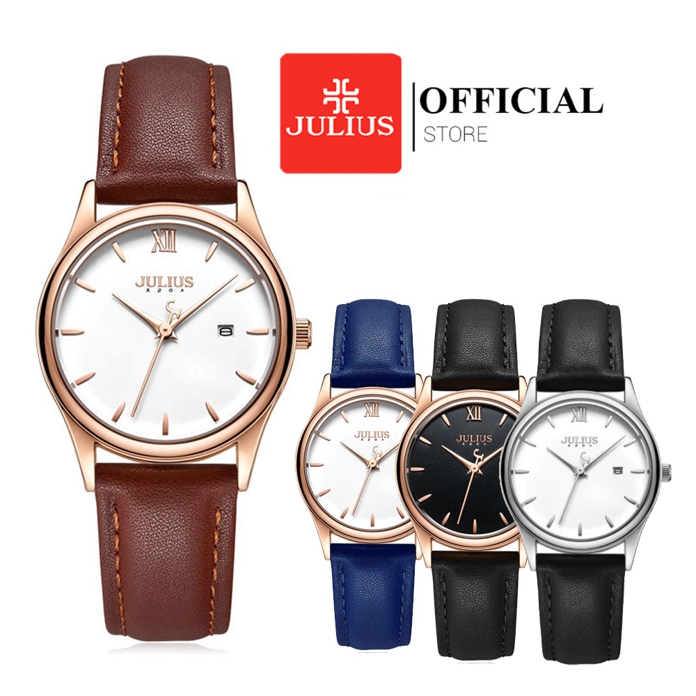 Đồng hồ nữ dây da Julius JA-1309 | Julius Official