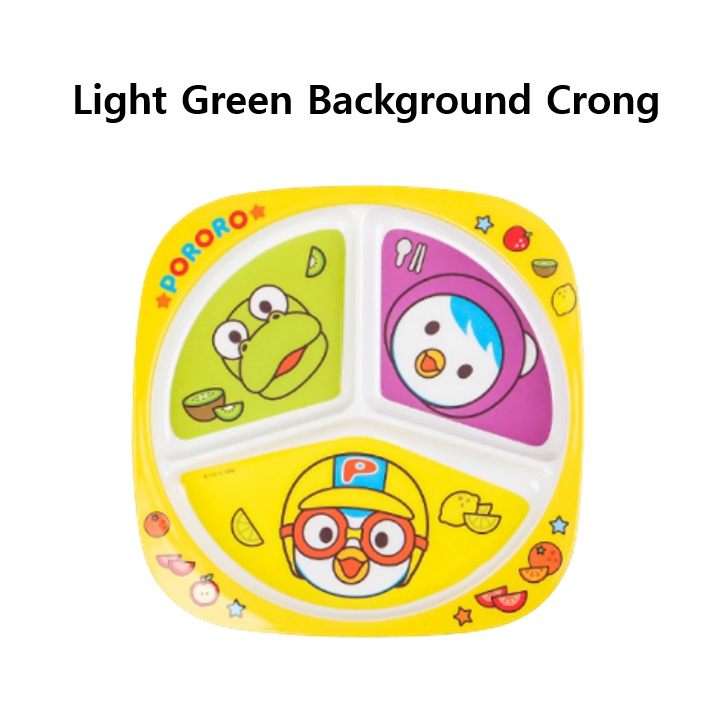 [DAISO Korea] Đĩa Chia Ngăn Pororo Trẻ Em 1004371