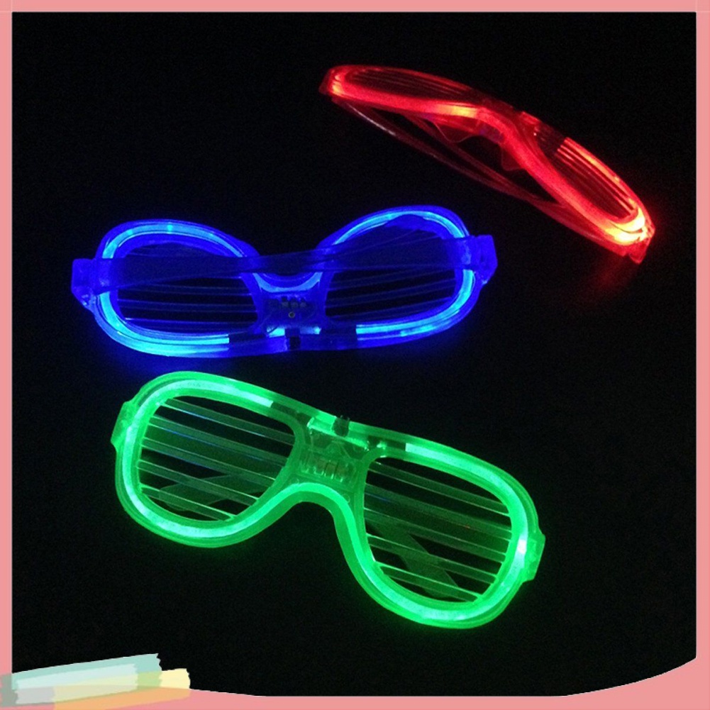 Mắt kính dự tiệc gắn đèn LED với 3 chế độ sáng độc đáo thú vị