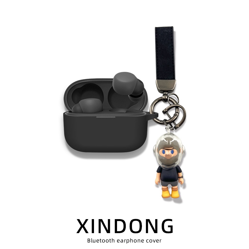 Sony WF-LS900N Case solid color silicone soft case protective cover cartoon pit bull Shiba Inu keychain pendant Sony WF-1000XM4 shockproof case protective cover Sony WF-1000XM3 soft case cute Crayon Shin-chan Sony WF-C500 Cover Sony LinkBuds S Case