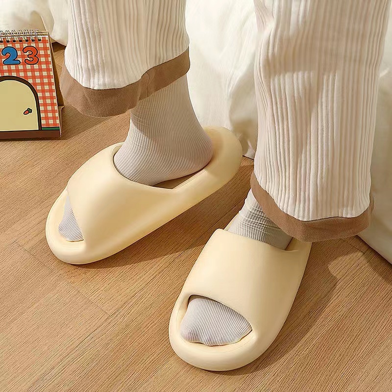 Dép Đi Trong Nhà Đế Dày Chống Trượt Thời Trang Cho Nam Và Nữ