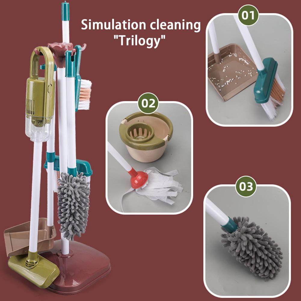 Bộ Đồ Chơi Dụng Cụ Dọn Dẹp Nhà Cửa A6U2 Dành Cho Trẻ Em