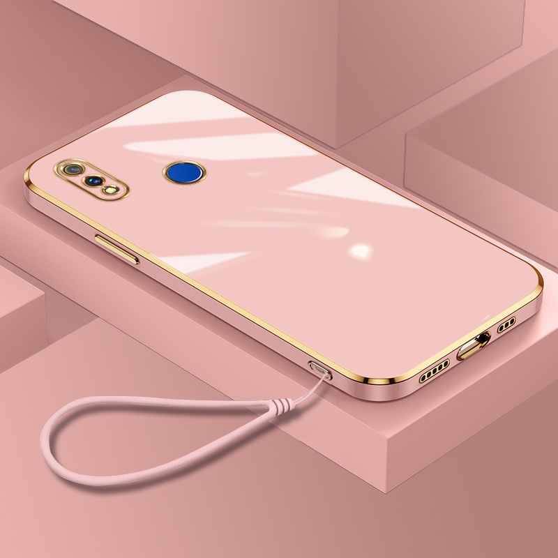 Ốp Điện Thoại gel silica Mạ Điện Cho oppo realme 3 rmx1825 rmx1821 rmx1827