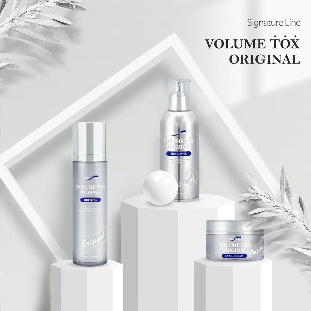 - nước hoa hồng + Serum sủi bọt + Kem ốc sên