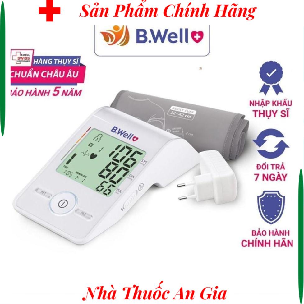 Máy đo huyết áp bắp tay điện tử tự động b.well med 55 - bwell h b