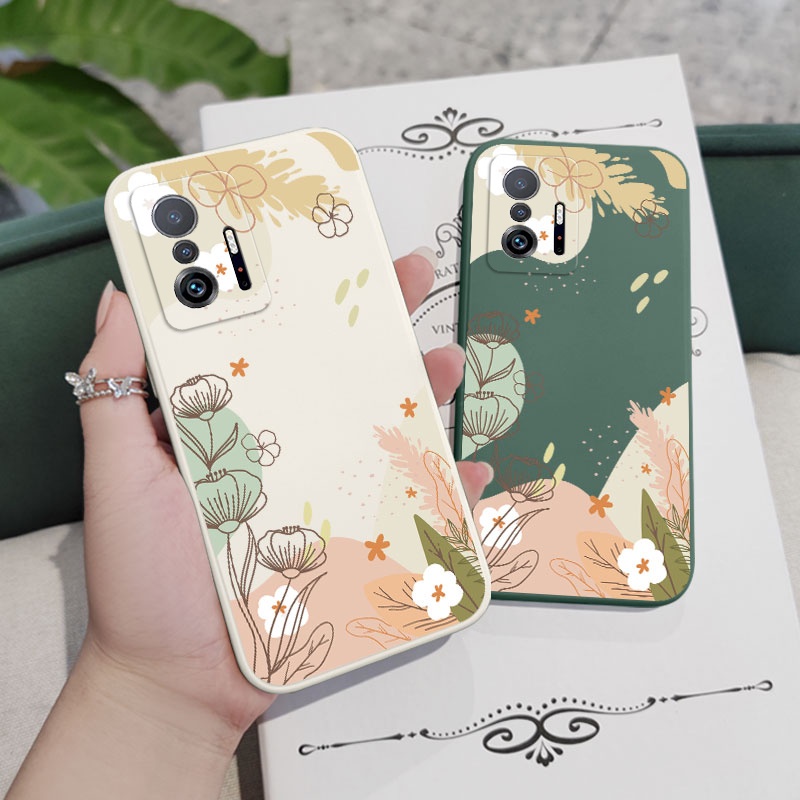 Ốp Điện Thoại Hình Hoa Trái Tim Cho xiaomi mi 13t 12t 11t 10t pro lite mi 9t pro