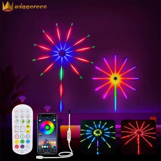 Đèn LED Pháo Hoa size lớn, kết nối bluetooth, hiệu ứng pháo hoa, ánh sáng chân thực